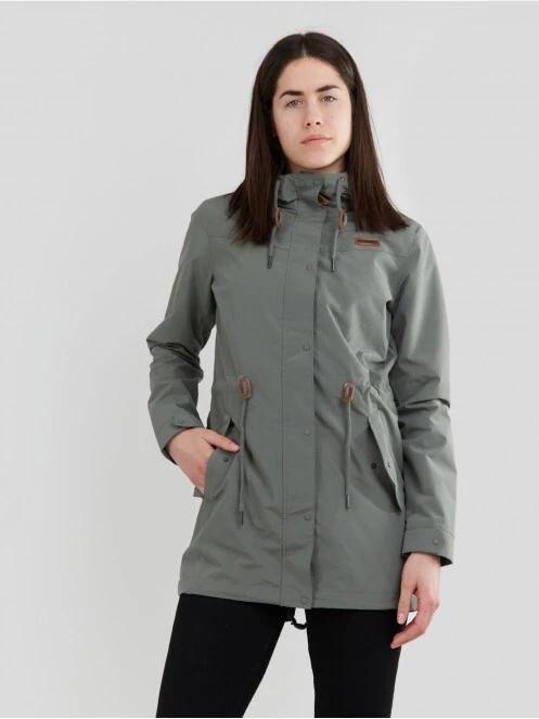 Fundango Tapara Waterproof Jacket for women in green 2