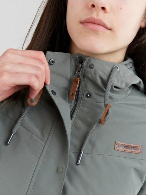 Fundango Tapara Waterproof Jacket for women in green 5