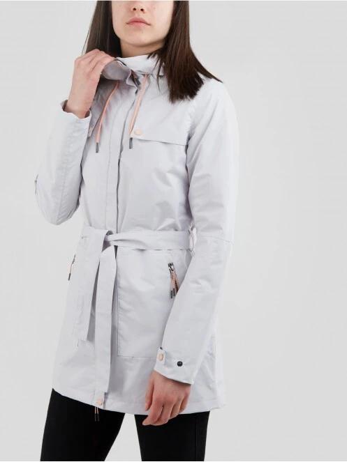 Fundango Regina Waterproof Trench Jacket for women in white 5