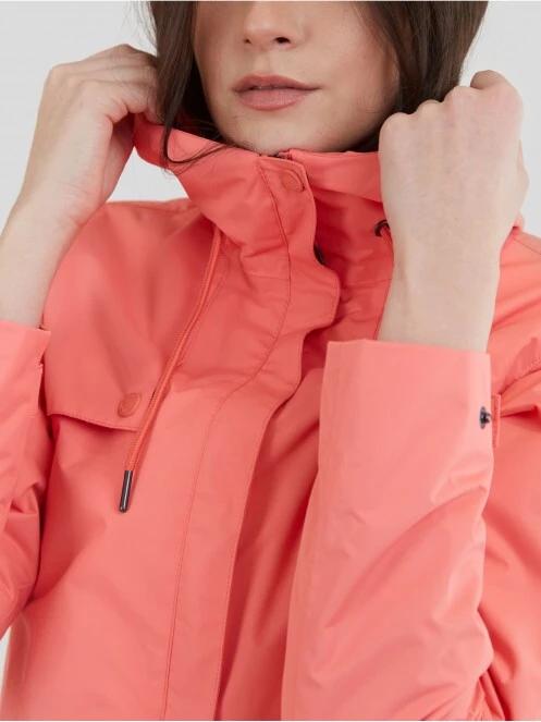 Fundango Regina Waterproof Trench Jacket for women in orange 6