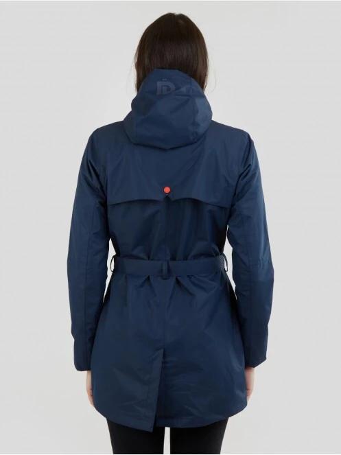 Fundango Regina Waterproof Trench Jacket for women in dark blue 3