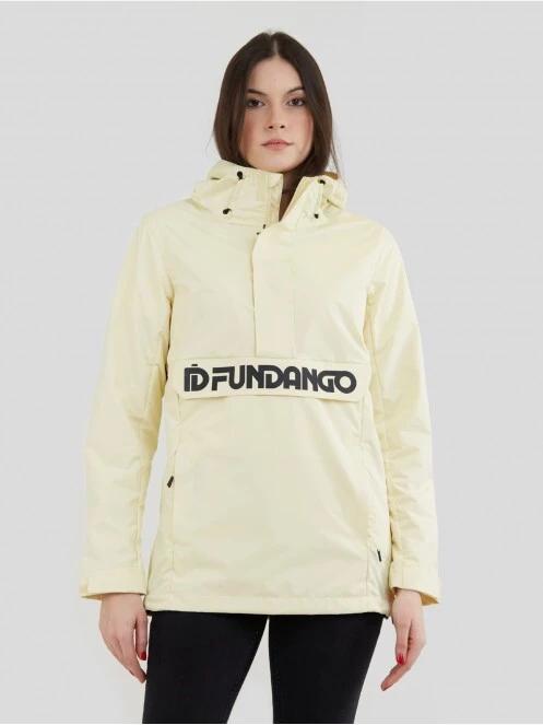 Fundango Betula Logo Anorak for women in yellow 2