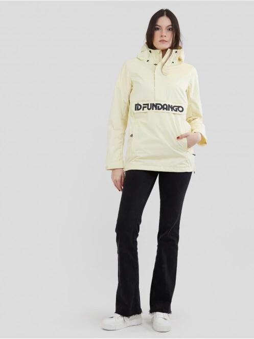 Fundango Betula Logo Anorak for women in yellow 4