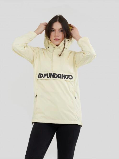 Fundango Betula Logo Anorak for women in yellow 5