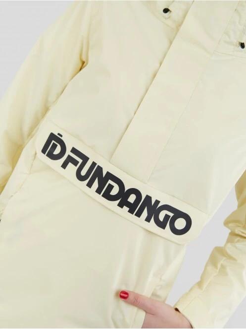 Fundango Betula Logo Anorak for women in yellow 6