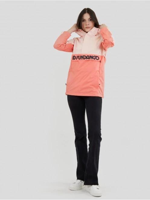 Fundango Betula Logo Anorak for women in pink 4