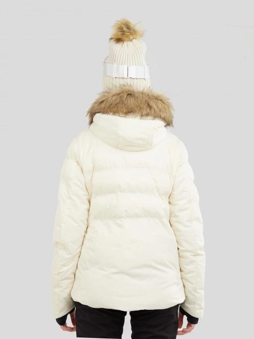 Fundango Elyra Fur Padded Jacket for women in white 3