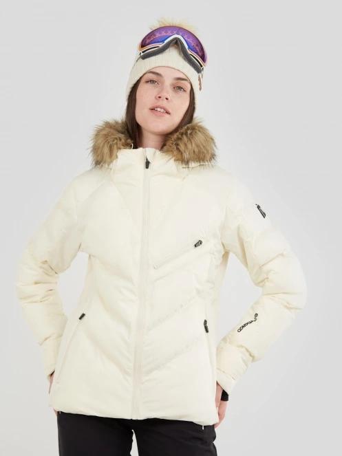 Fundango Elyra Fur Padded Jacket for women in white 6