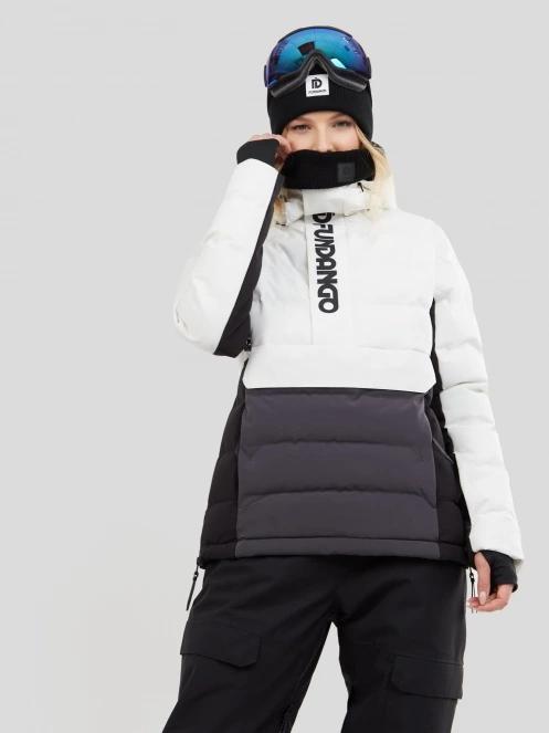 Fundango Everett Padded Anorak for women in white 2