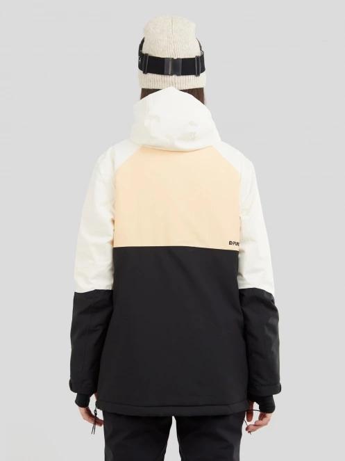 Fundango Birch Logo Anorak for women in yellow 3