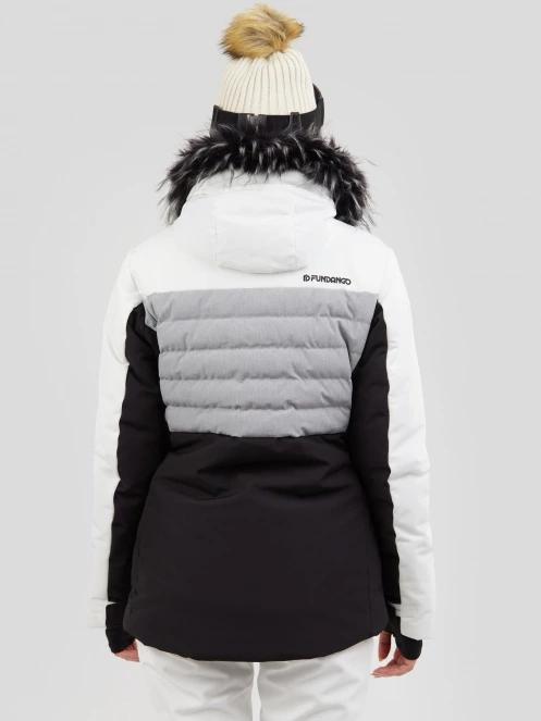 Fundango Salina Padded Jacket for women in white 3
