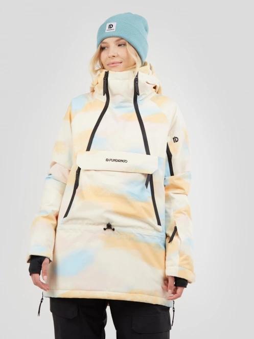 Fundango Hooper Anorak for women in yellow 2
