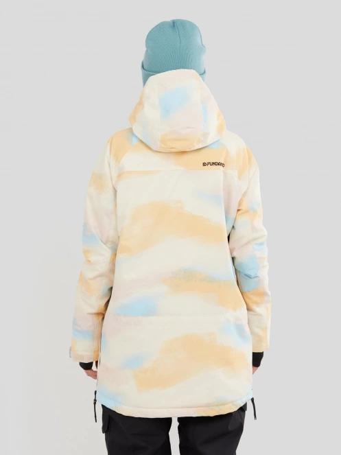 Fundango Hooper Anorak for women in yellow 3