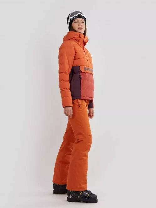 Fundango Everett Padded Anorak for women in orange 5