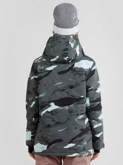 Fundango Birch Anorak for women in green 3