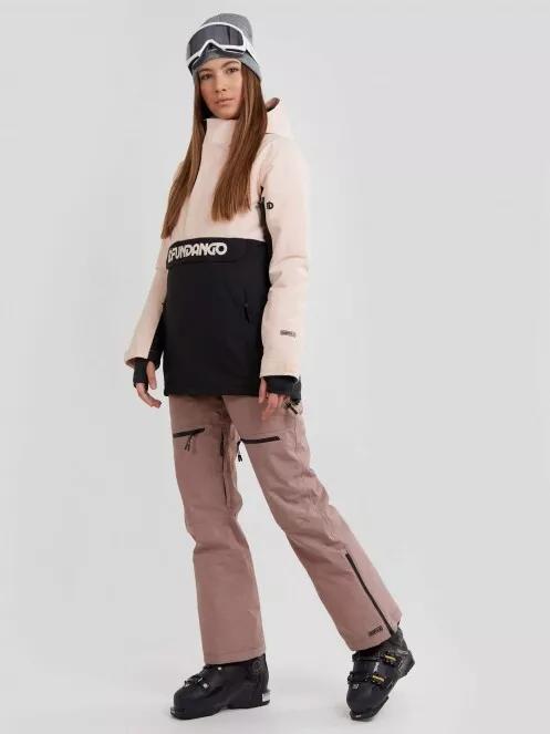 Fundango Birch Logo Anorak for women in pink 4