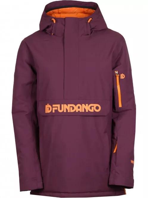 Fundango Birch Logo Anorak for women in purple 8