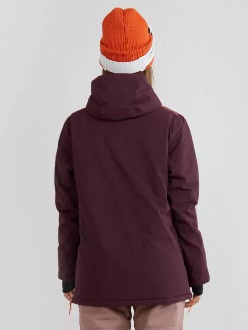 Fundango Birch Logo Anorak for women in purple 3