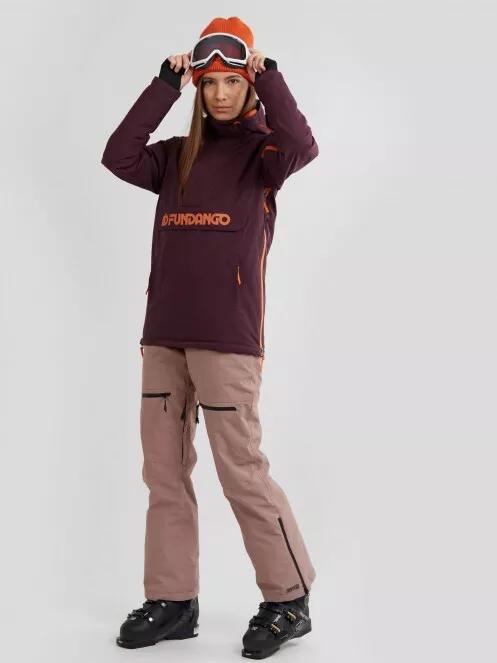 Fundango Birch Logo Anorak for women in purple 5
