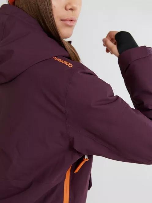 Fundango Birch Logo Anorak for women in purple 7