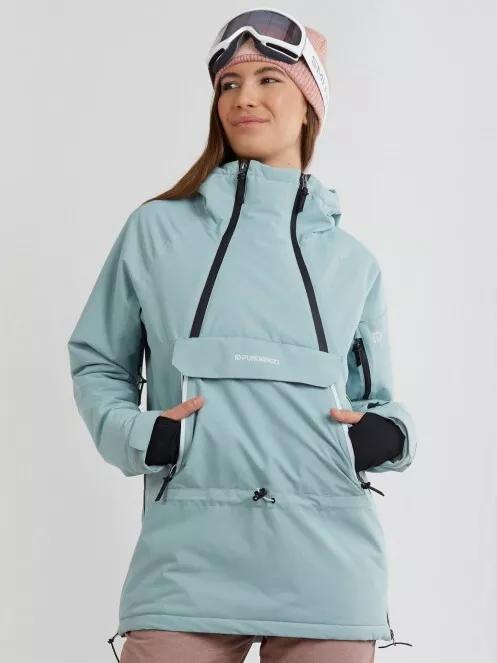 Fundango Hooper Anorak for women in green 2