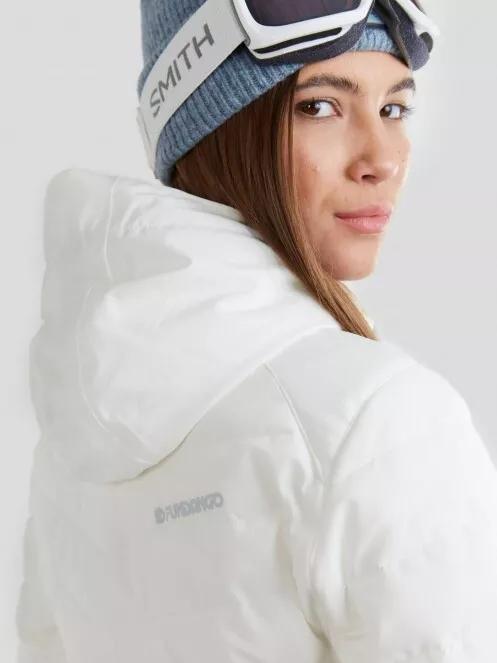 Fundango Punch Padded Jacket for women in white 6