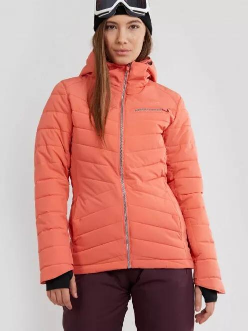 Fundango Punch Padded Jacket for women in red 5