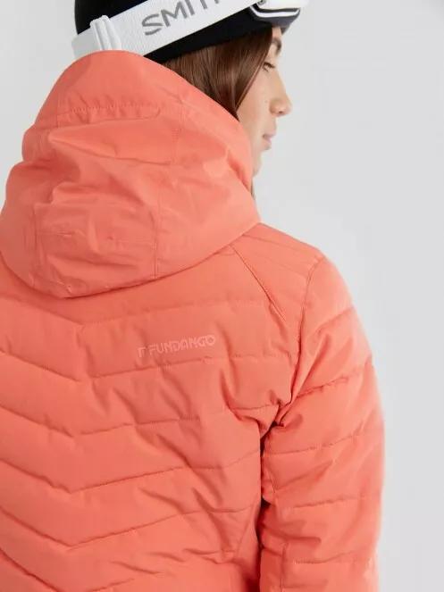 Fundango Punch Padded Jacket for women in red 7