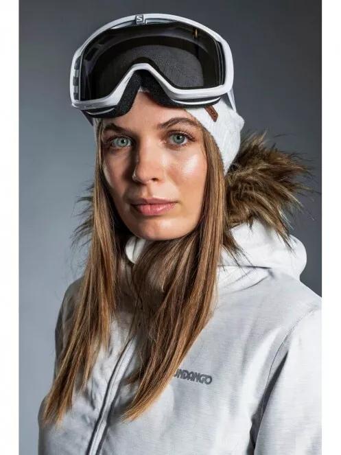 Fundango MASSA FUR Jacket for women in white 3