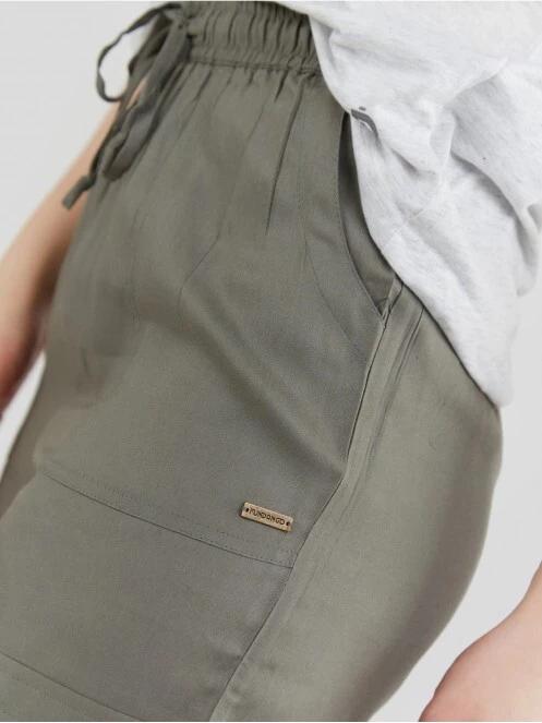Fundango Carla Shorts for women in green 5