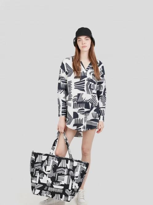 Fundango Athene Cover-up for women in black 4