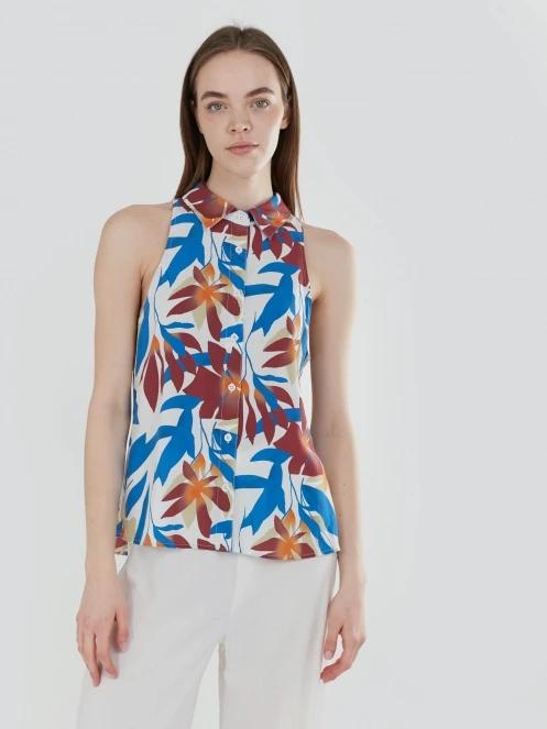 Fundango Myrto Sleeveless Shirt for women in multicolor 2