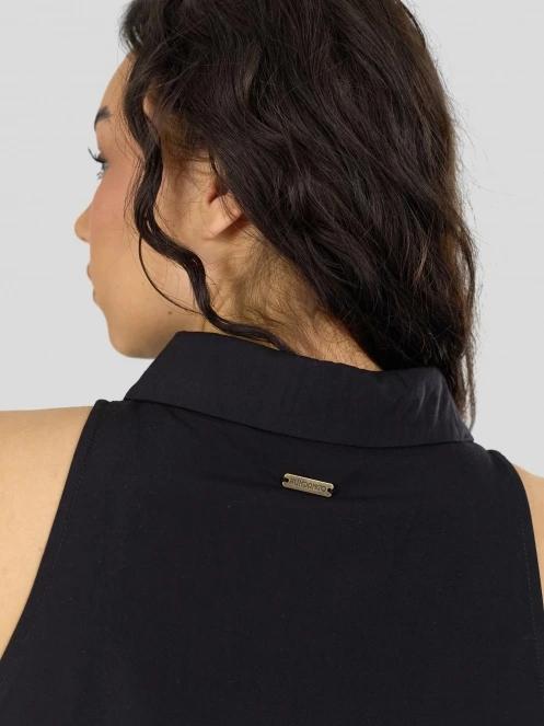 Fundango Myrto Sleeveless Shirt for women in black 7