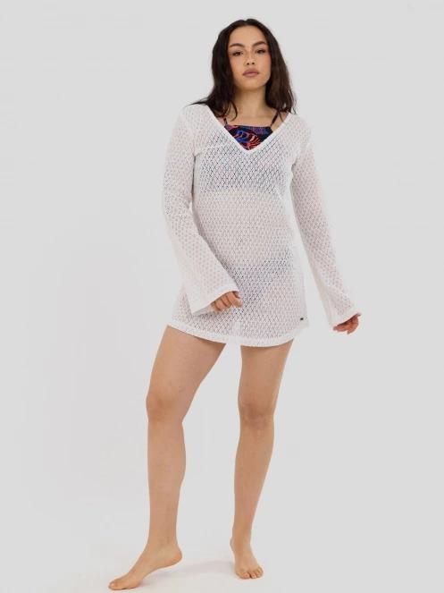 Fundango Shoreline Cover-up for women in white 5