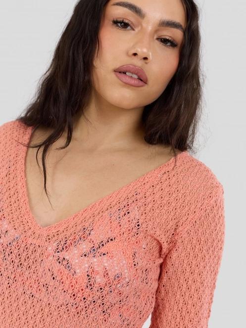 Fundango Shoreline Cover-up for women in orange 7
