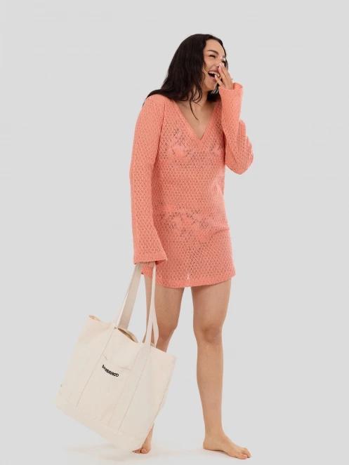 Fundango Shoreline Cover-up for women in orange 8