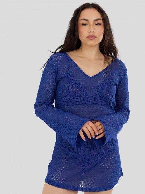 Fundango Shoreline Cover-up for women in blue 2
