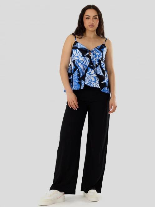 Fundango Victoria Top for women in dark blue 4