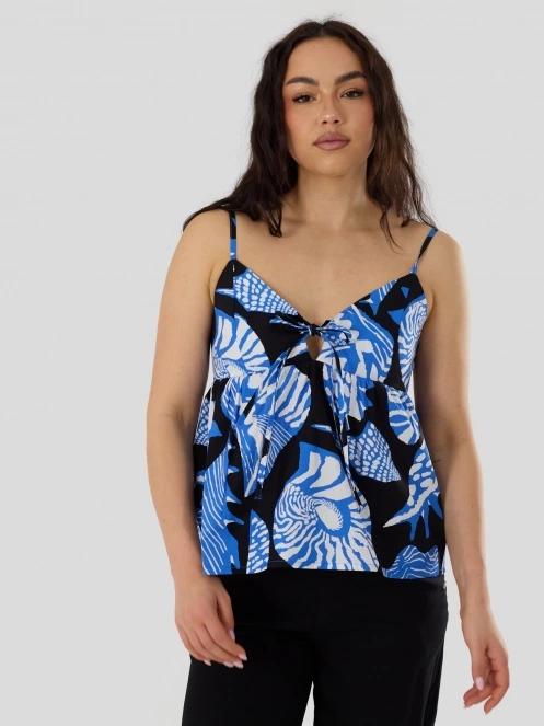 Fundango Victoria Top for women in dark blue 5