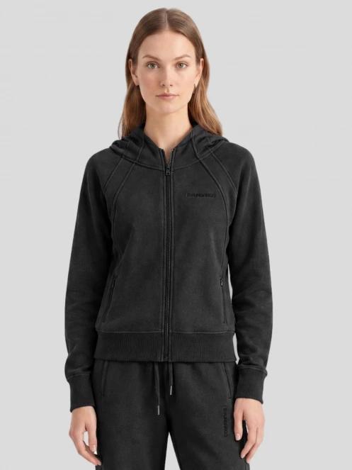 Fundango Coreline Full-Zip Sweater for women in black 2