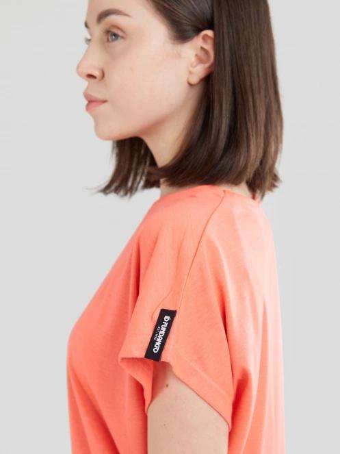 Fundango Rush T-shirt for women in orange 5