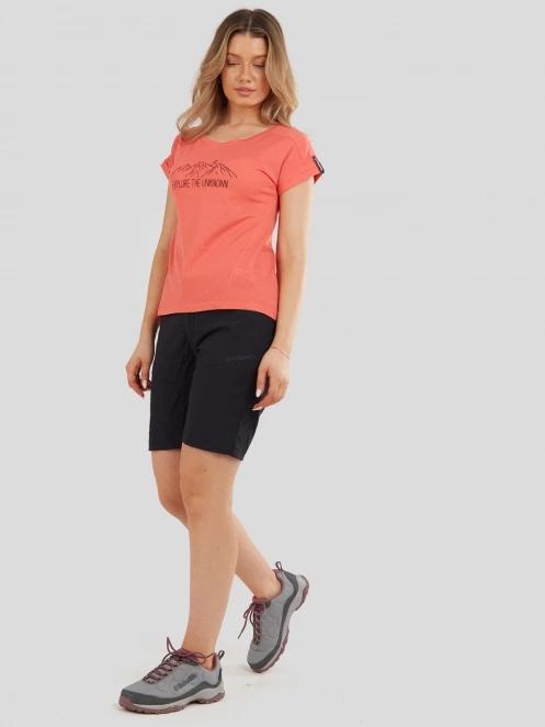 Fundango Atmos T-shirt for women in orange 4