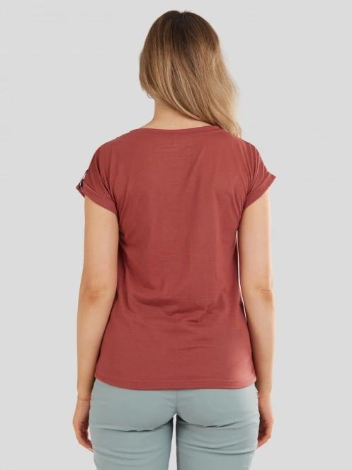 Fundango Atmos T-shirt for women in red 3