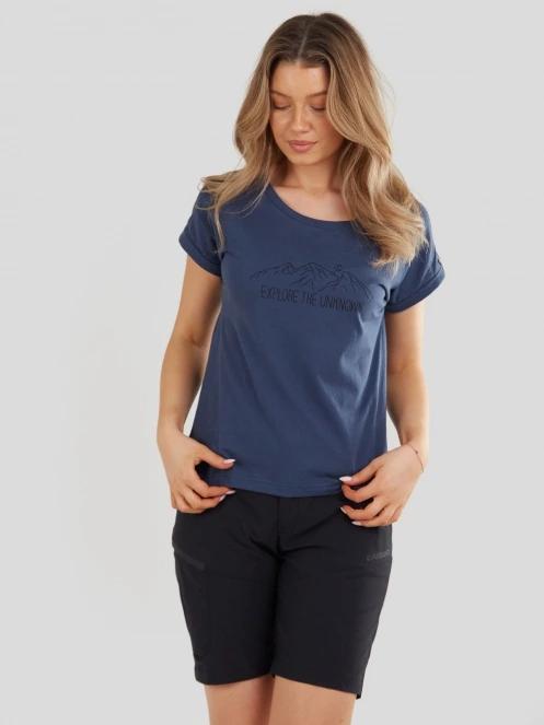 Fundango Atmos T-shirt for women in dark blue 2