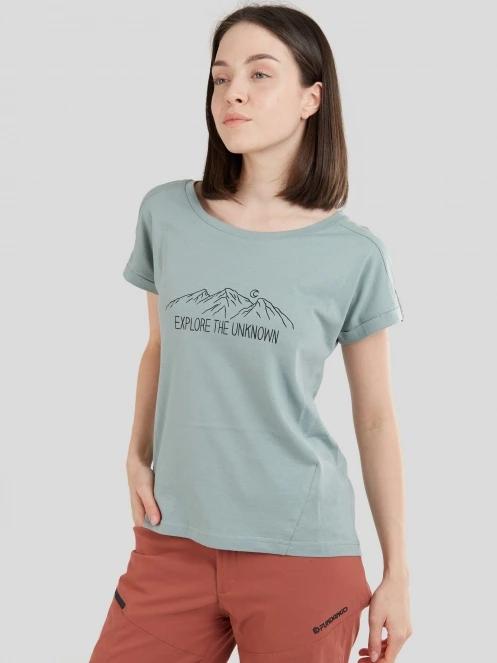 Fundango Atmos T-shirt for women in light blue 2