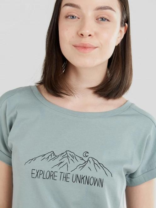 Fundango Atmos T-shirt for women in light blue 6