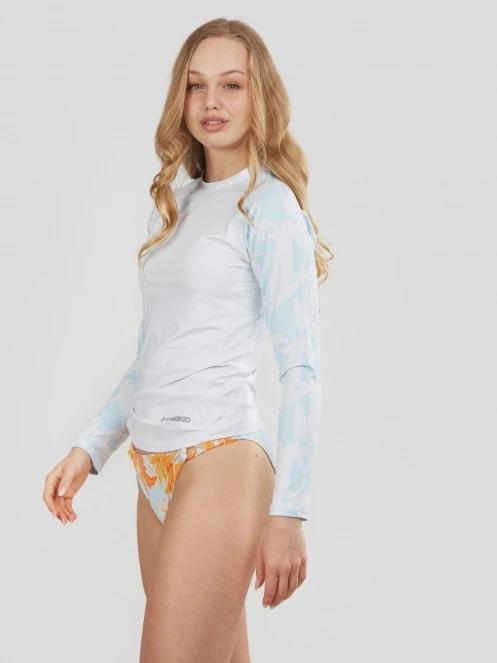 Fundango Joyce Long Sleeve Rashguard for women in white 2
