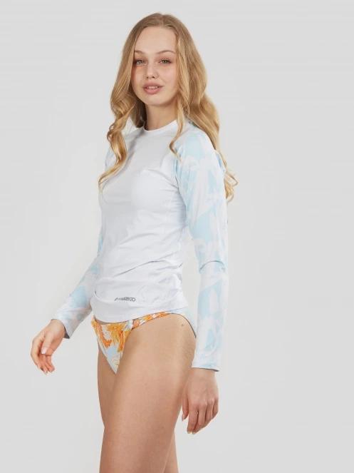 Fundango Joyce Long Sleeve Rashguard for women in white 5