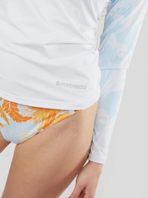 Fundango Joyce Long Sleeve Rashguard for women in white 6