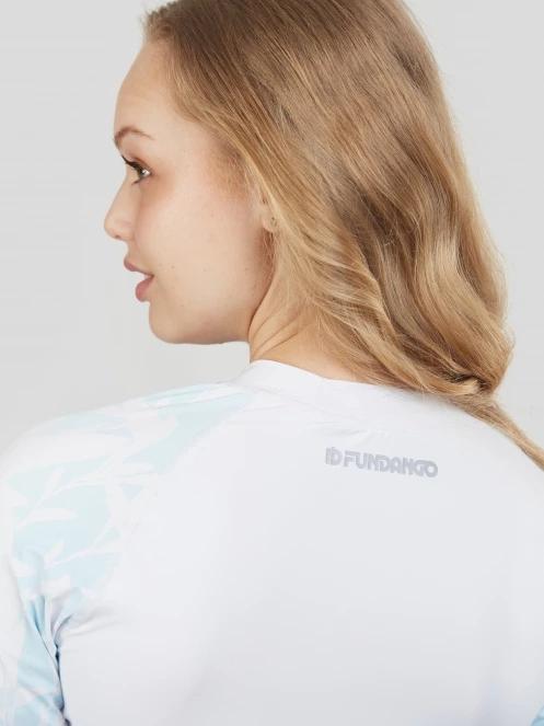 Fundango Joyce Long Sleeve Rashguard for women in white 8